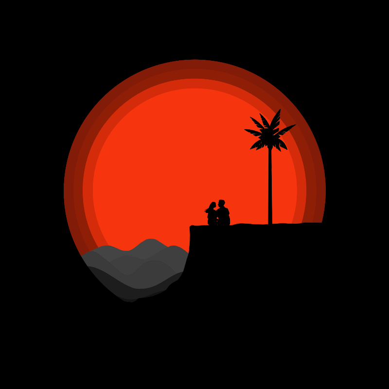 Romantic Sunset #3 static token preview