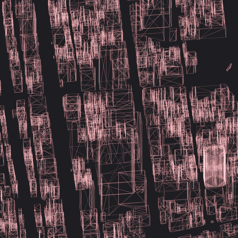 Wireframe City: Tokyo Shibuya #86 static token preview
