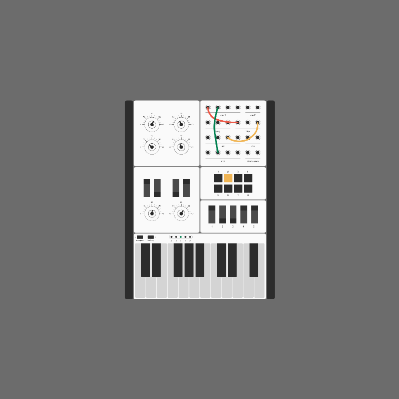 Modular synthesizer #15 static token preview