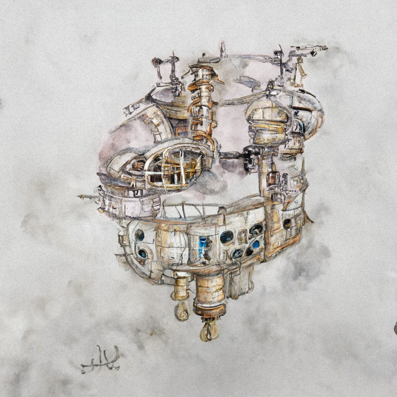Utopian Space Castles #9 static token preview