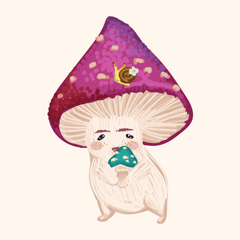 Cute Mushrooms Forest Guys #11 static token preview