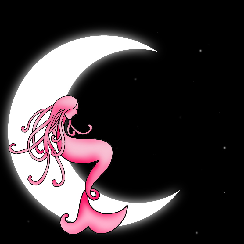 Mermaid & Moon #3 static token preview