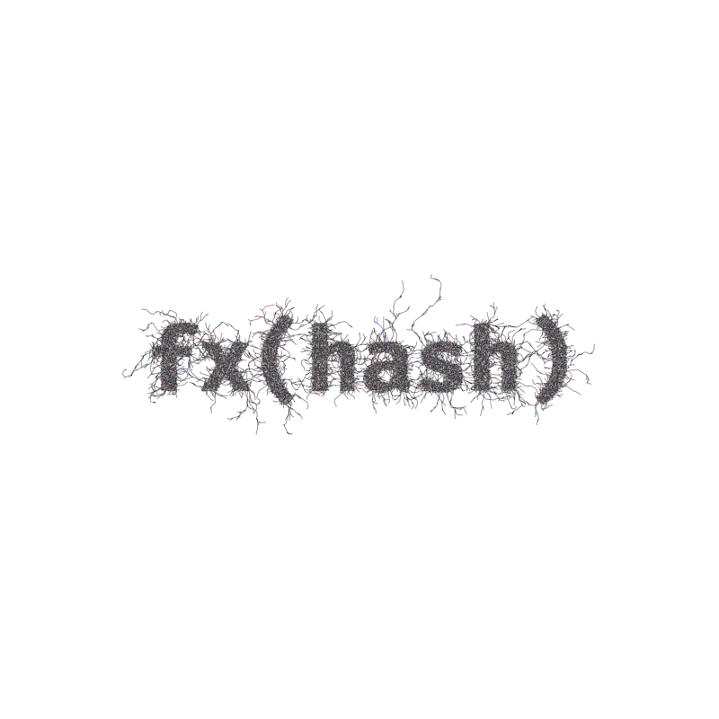 FXHASH Generative Logo #726 static token preview