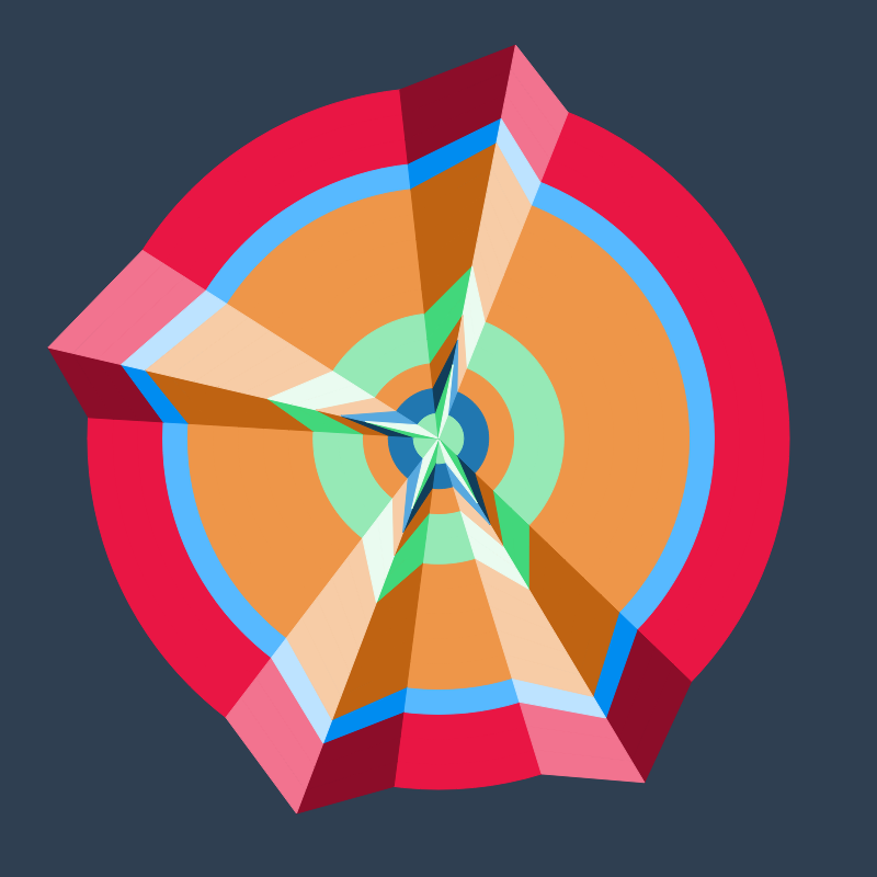 Folded Circle #19 static token preview