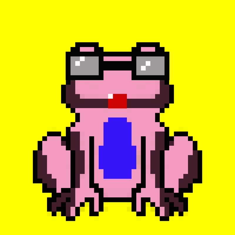 Whimsical Frog Family #3 static token preview