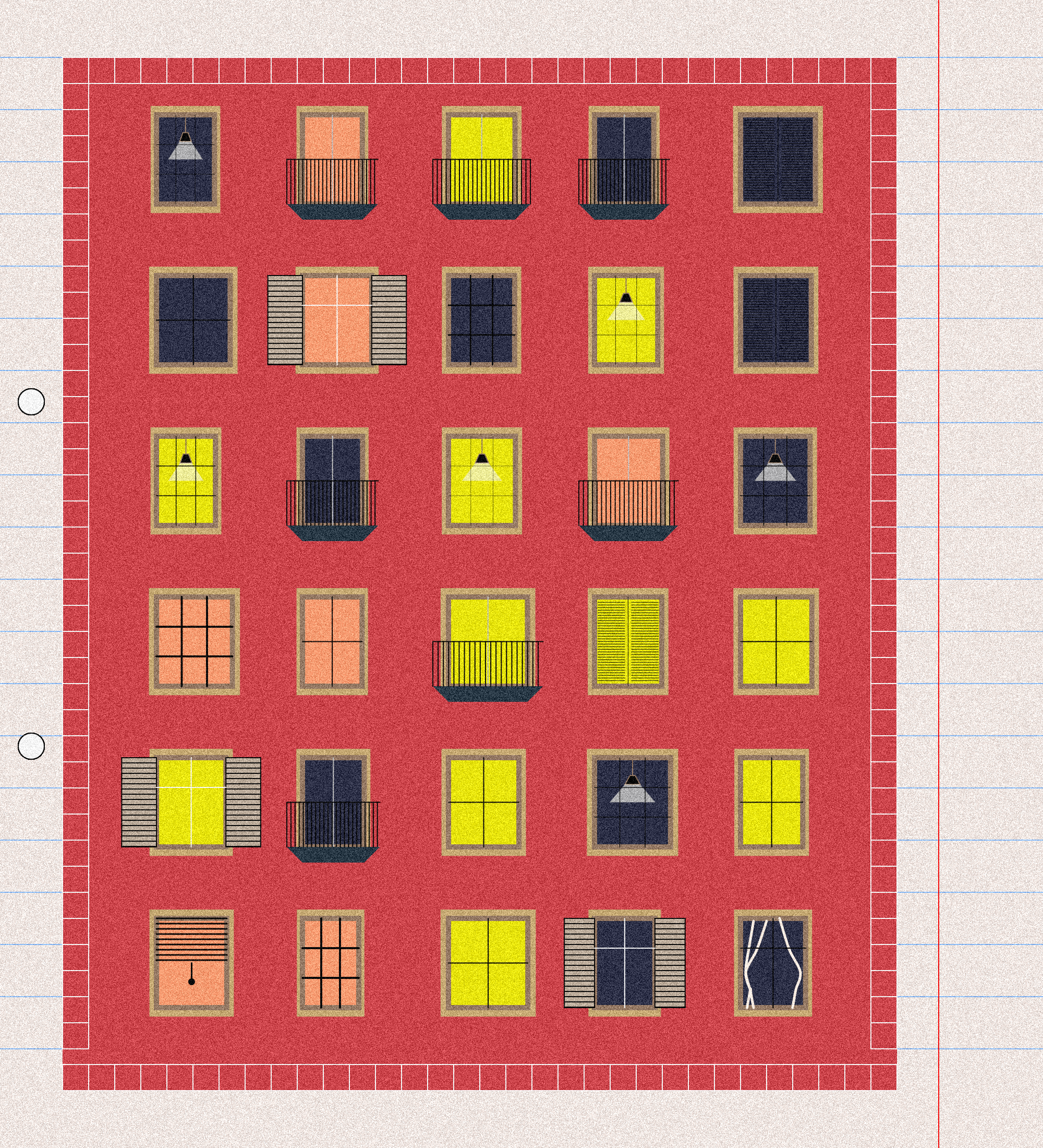 sketchbook page 9: windows #23 static token preview