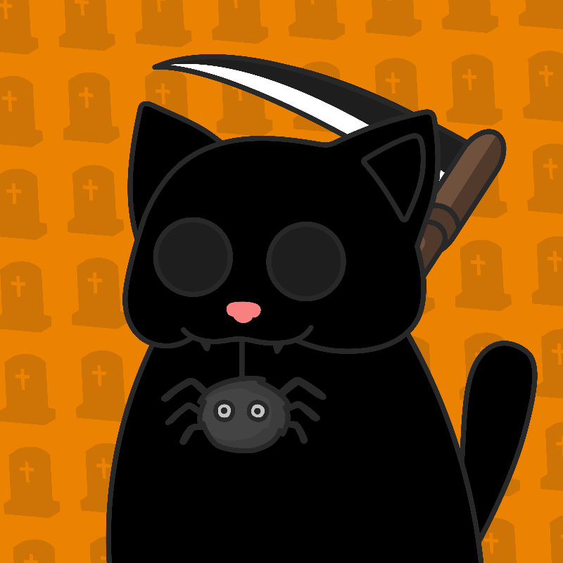 Addams Cat #17 static token preview