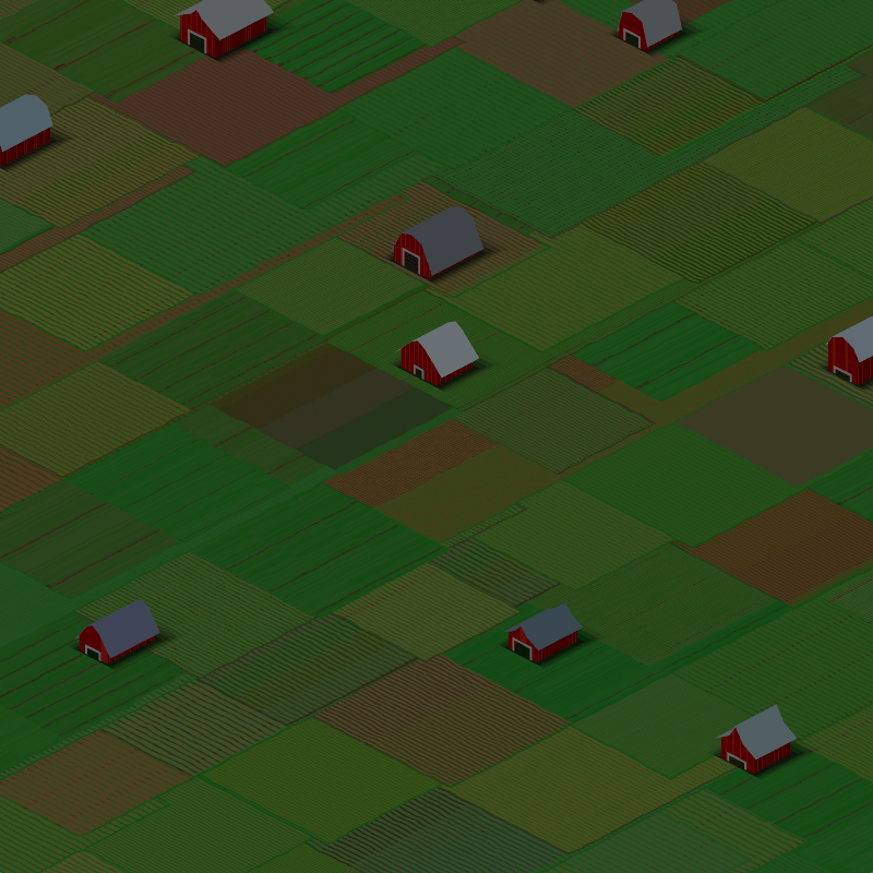 RED FARMS IN A QUIET COUNTY #5 static token preview