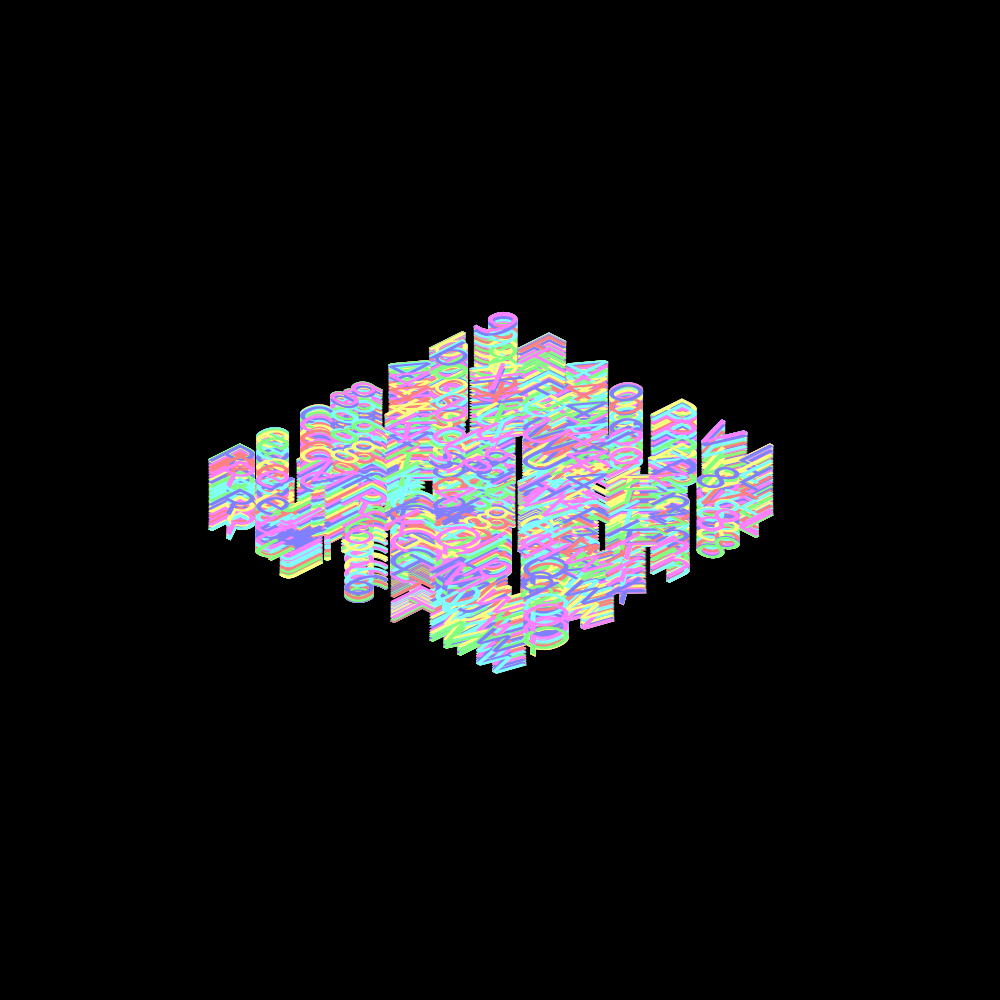 ISCII Rainbow Redux #8 static token preview