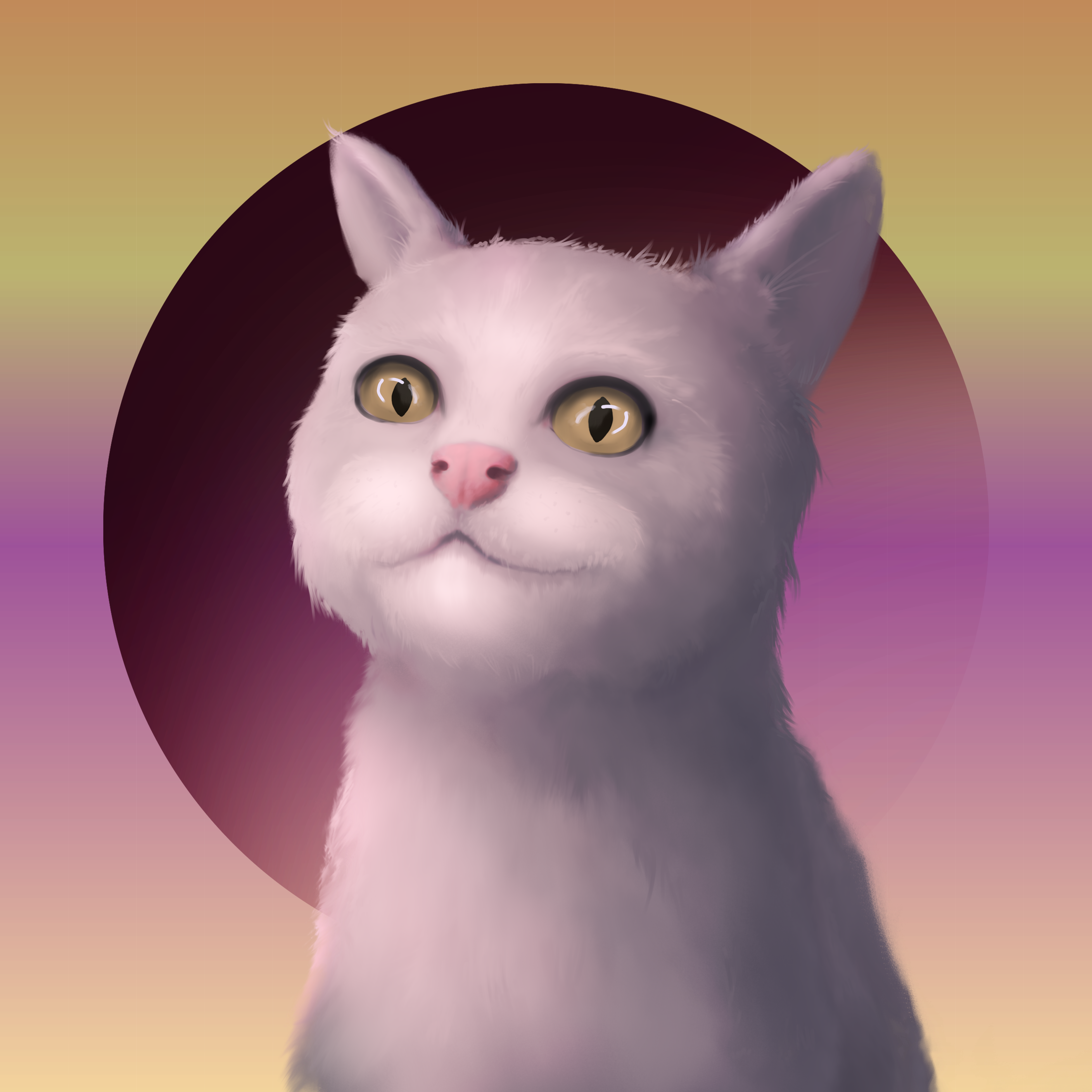 Crazy cat #9 static token preview