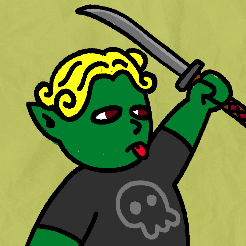 Paper Goblin #5 static token preview