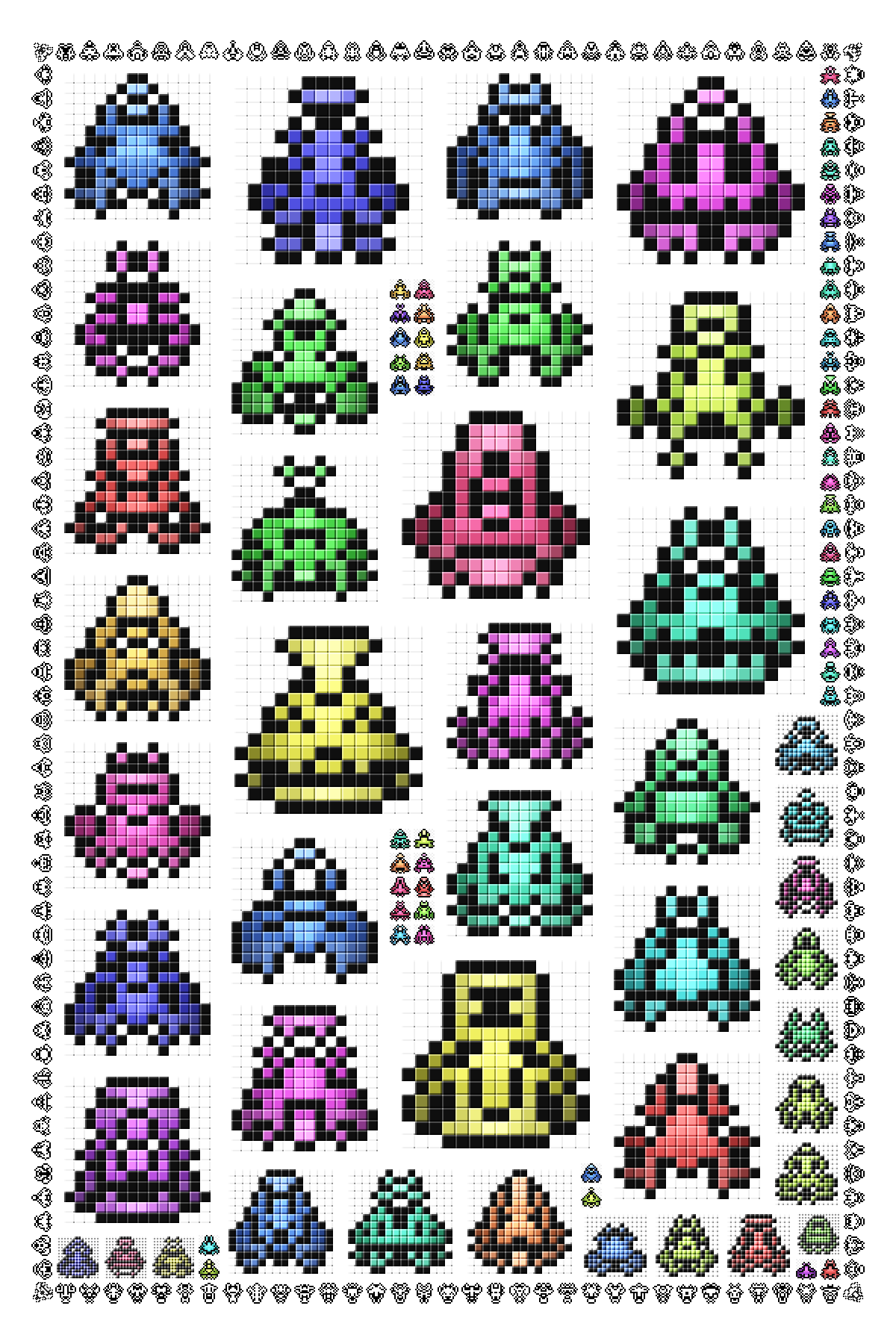 Pixel Spaceships #12 static token preview