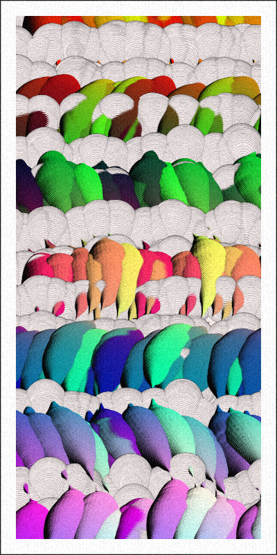 Balloon Field on Clouds #22 static token preview