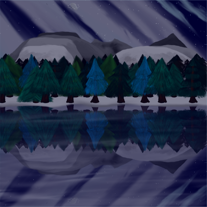 Moony Winter Lake #61 static token preview