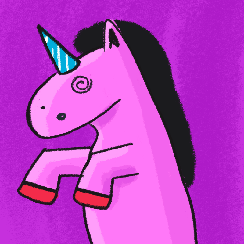 Peculiar unicornos #3 static token preview
