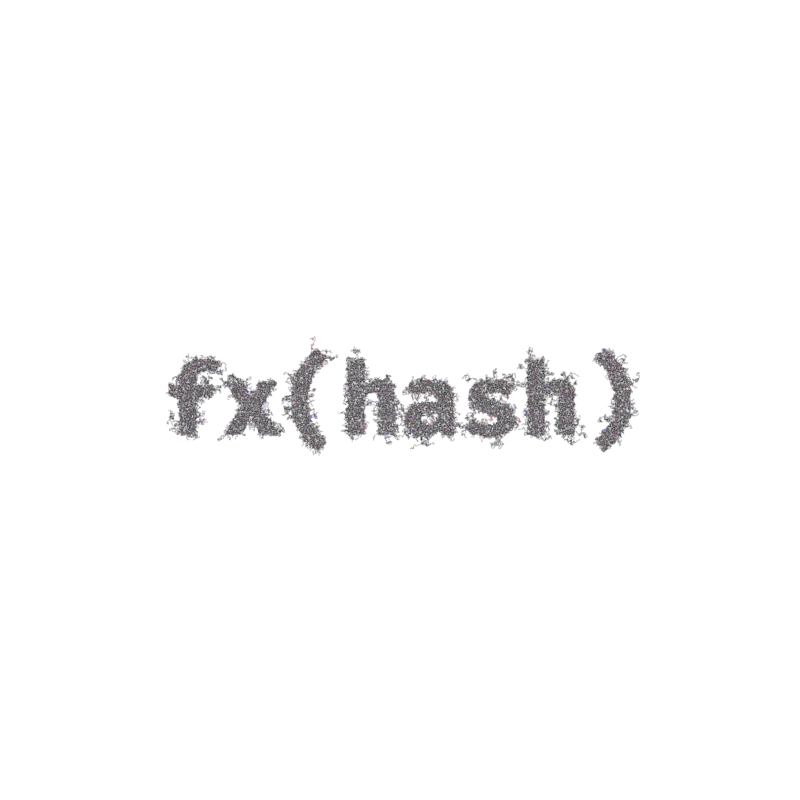 FXHASH Generative Logo #280 static token preview