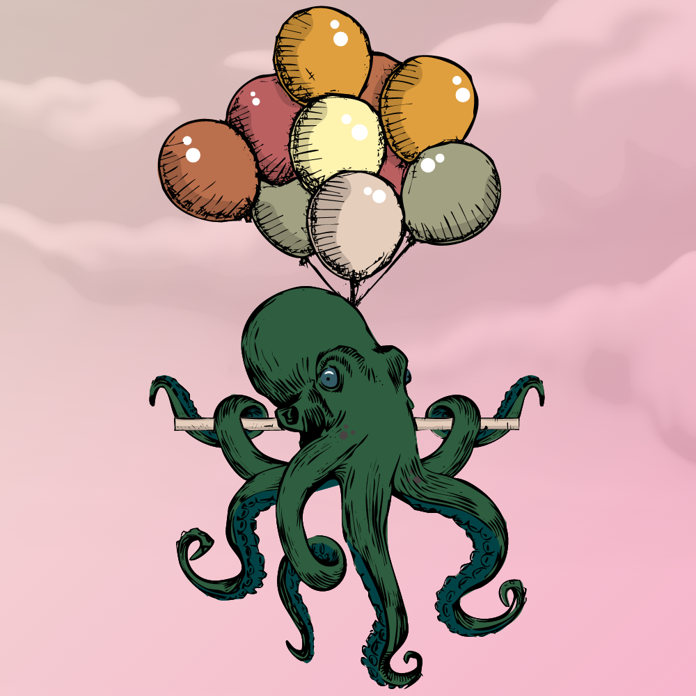 Flying Octupus #19 static token preview