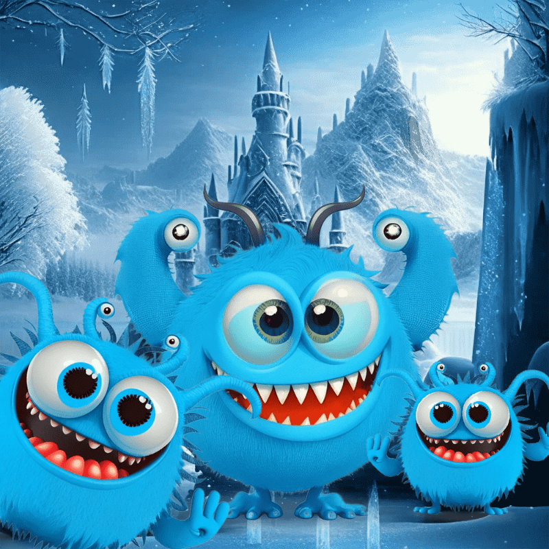 Ice Monsters #4 static token preview
