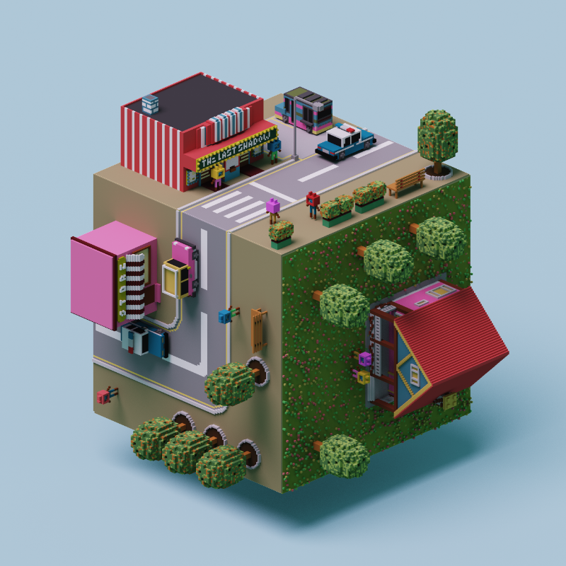 Isometreecity #3 static token preview