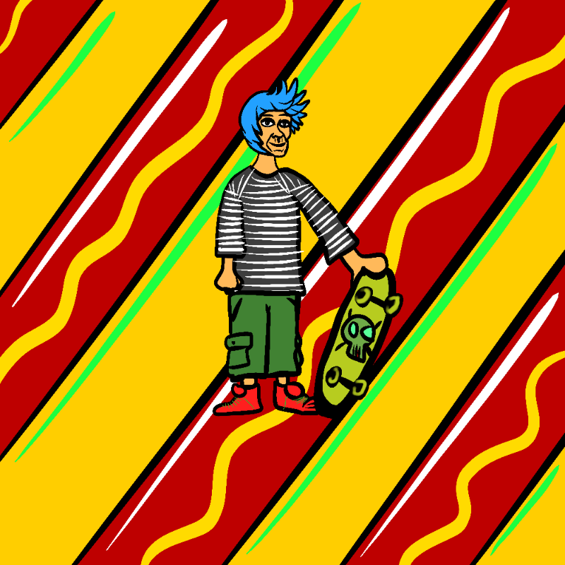 Skaterdudes #14 static token preview