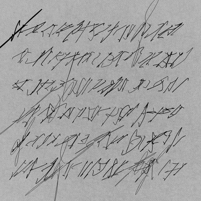asemic #43 static token preview
