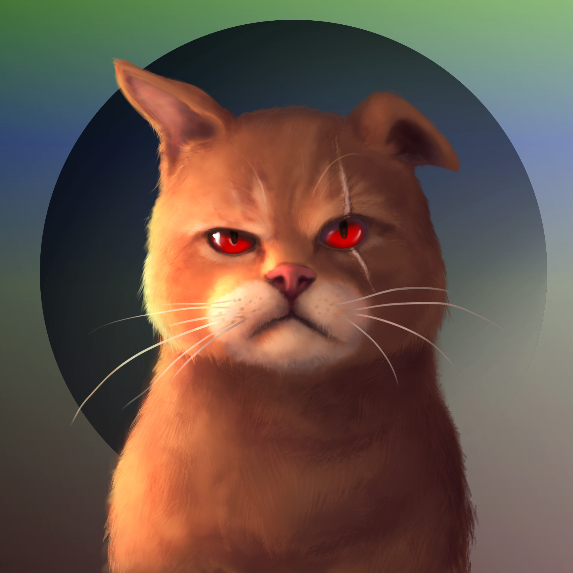 Gangsta Cat #4 static token preview