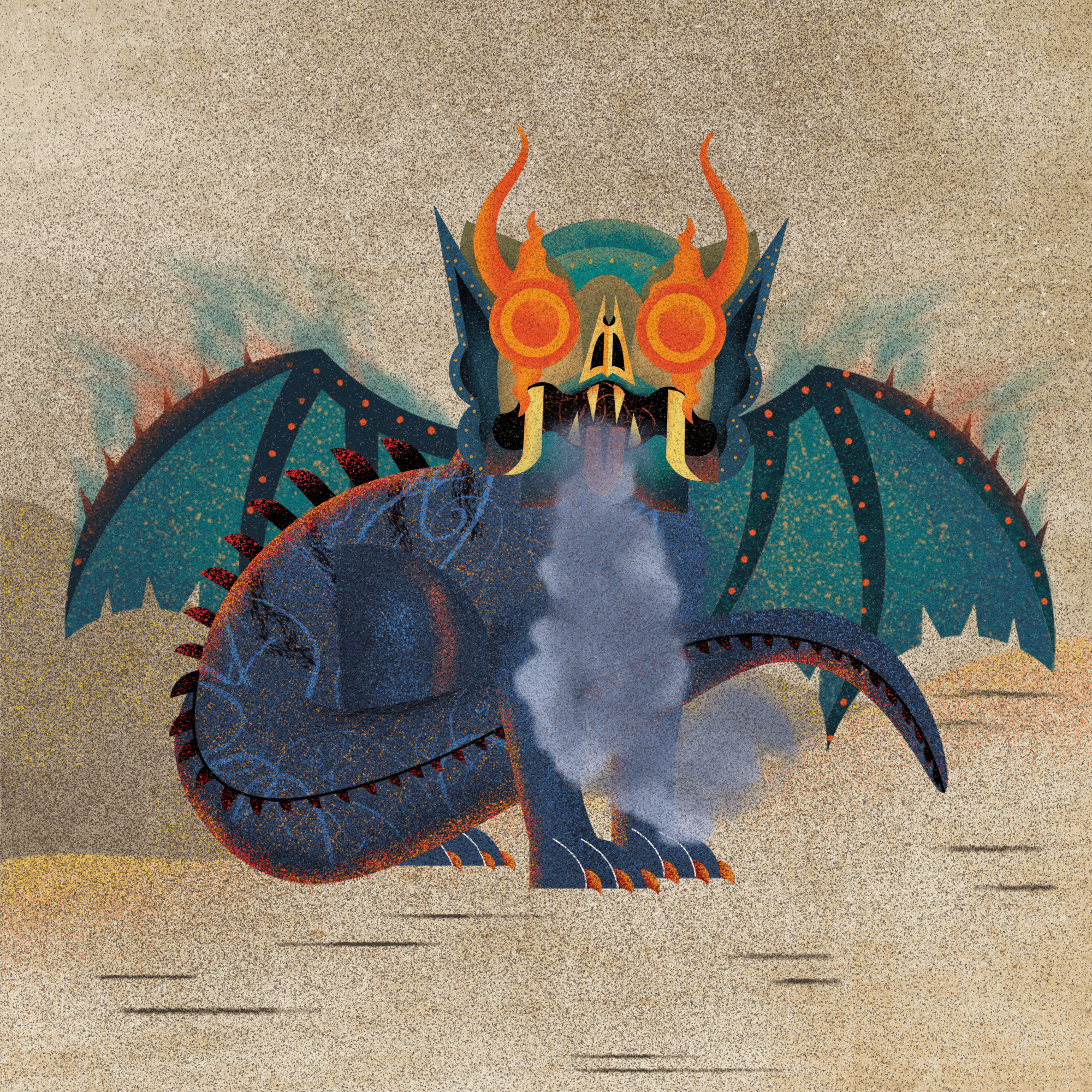Ancient dragon #18 static token preview