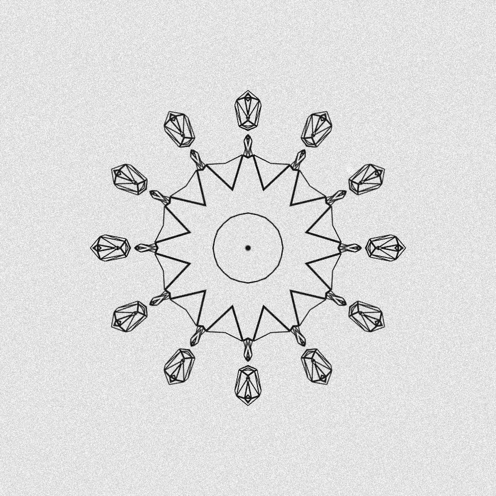 Monochrome Kaleido #2 static token preview