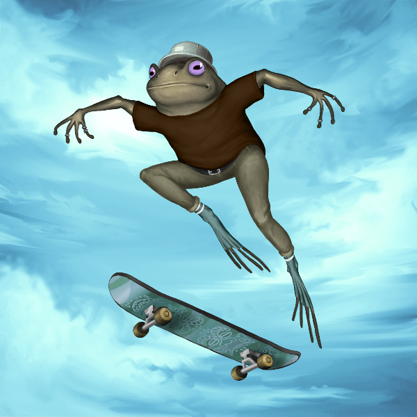 SKATER FROGS 🐸 #3 static token preview
