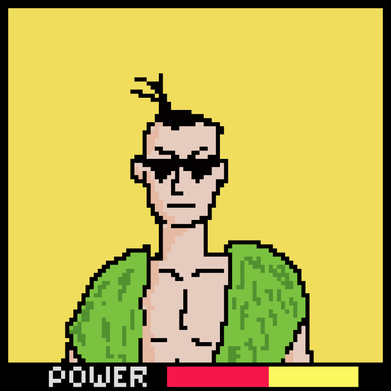 sTRONGEST FIGHTER #11 static token preview