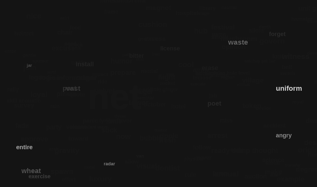 Important Words (BIP-39 edition) #4 static token preview