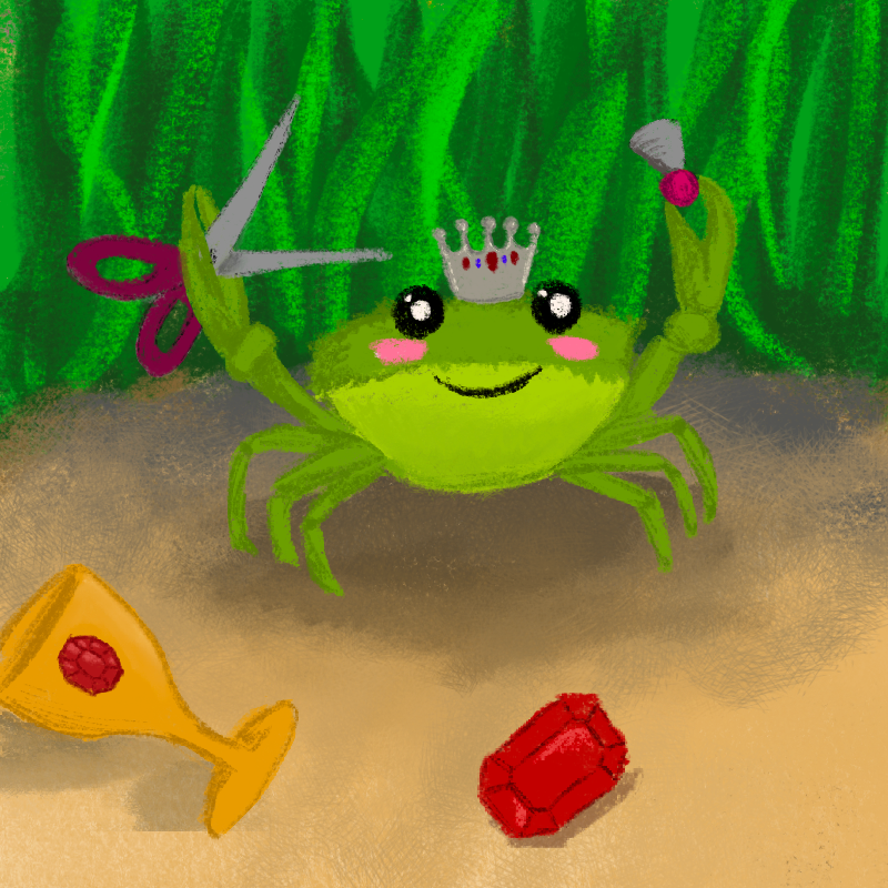 Silly Crab #7 static token preview