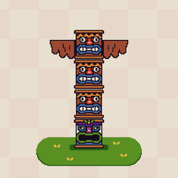 Tiki Totem #22 static token preview