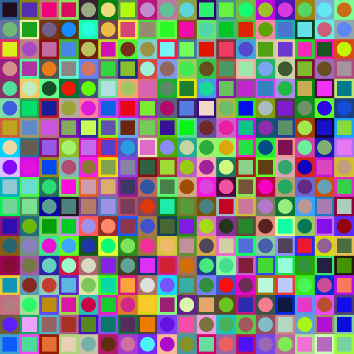 Square Dot Composition #269 static token preview