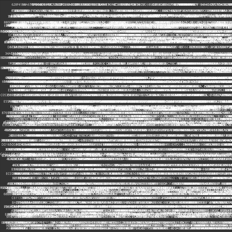 Painting by Random Hexadecimal Numbers #2 static token preview