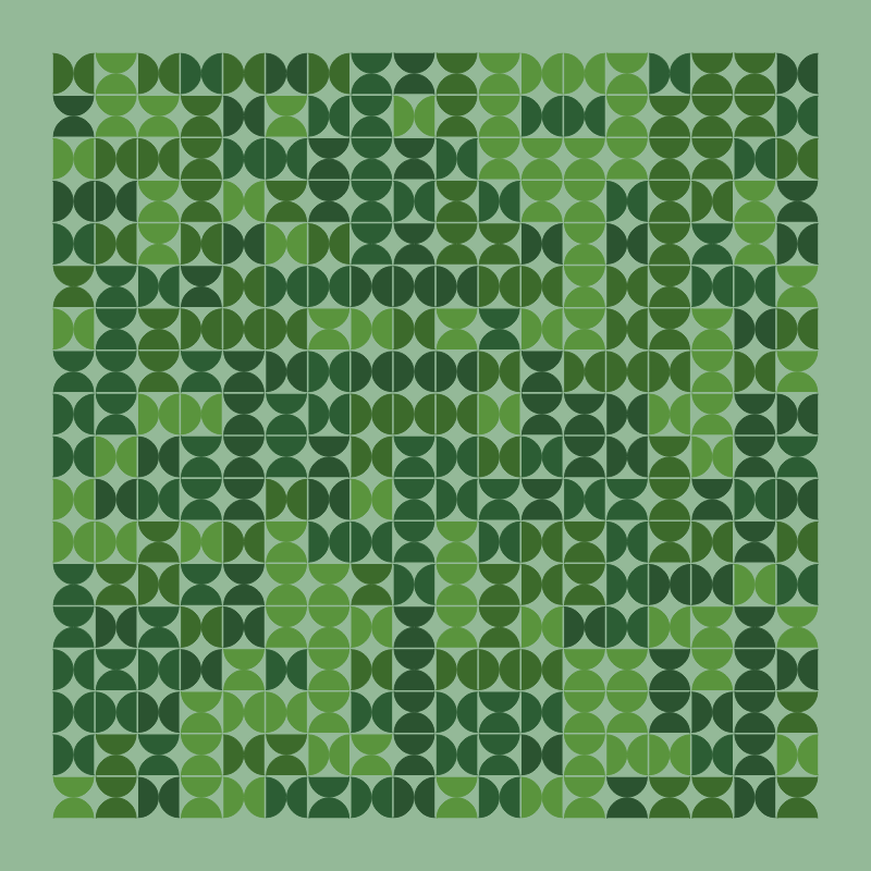 Mid-Century pattern #8 static token preview