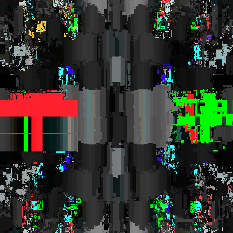 Glitchy feedback void #7 static token preview