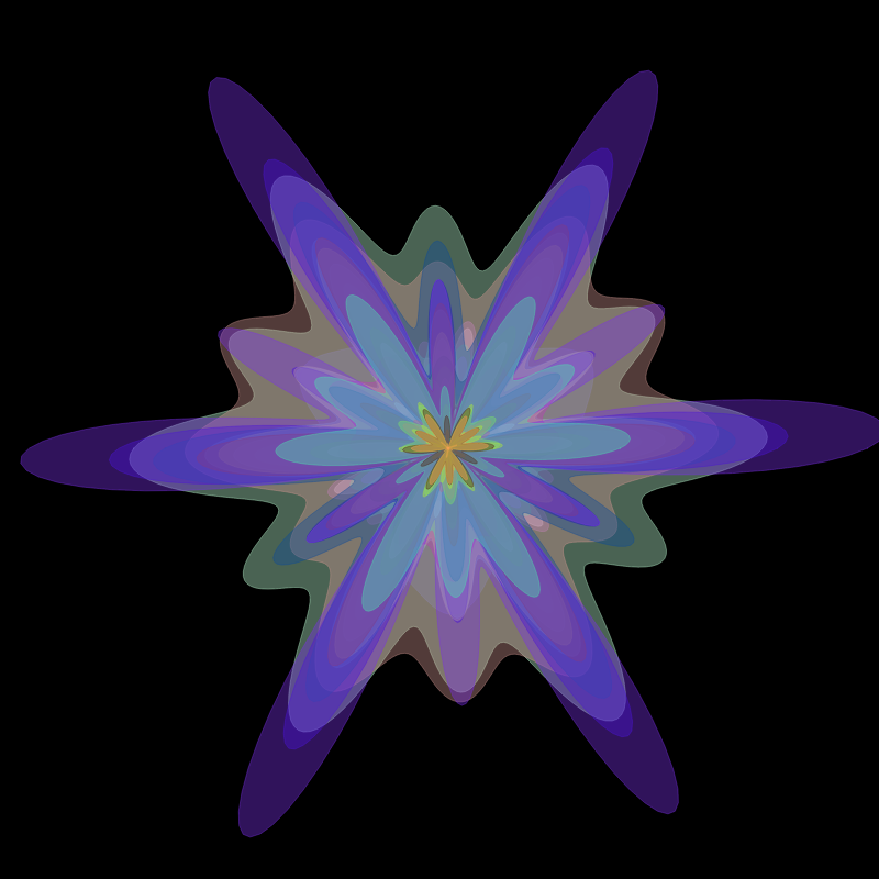 Blooming Flowers #3 static token preview