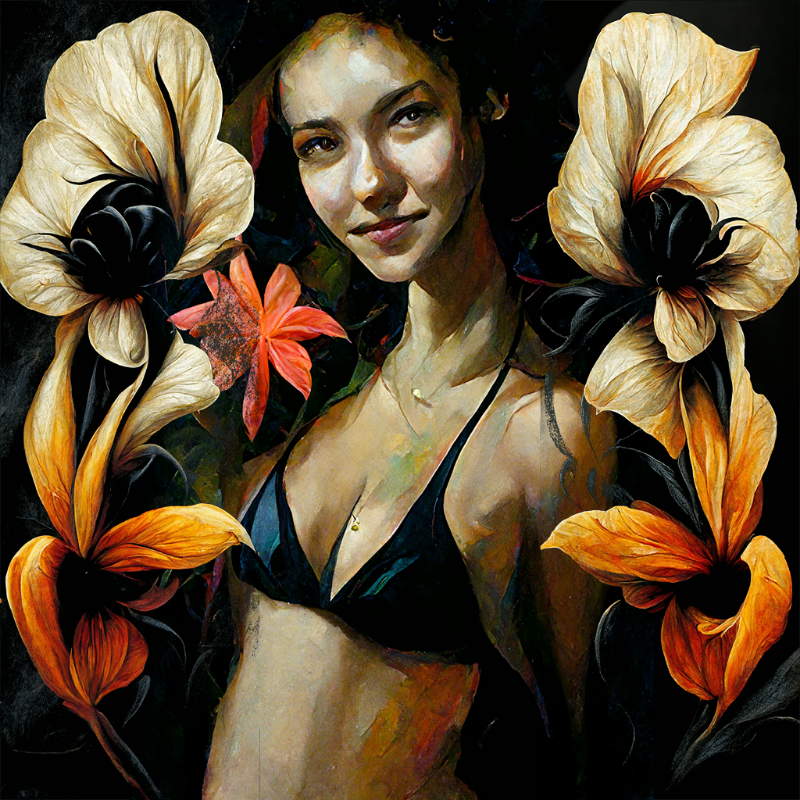 Girl and Flower #2 #18 static token preview