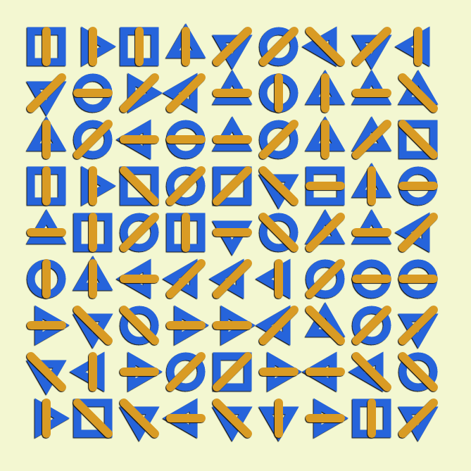 Geometric abstraction #3 static token preview