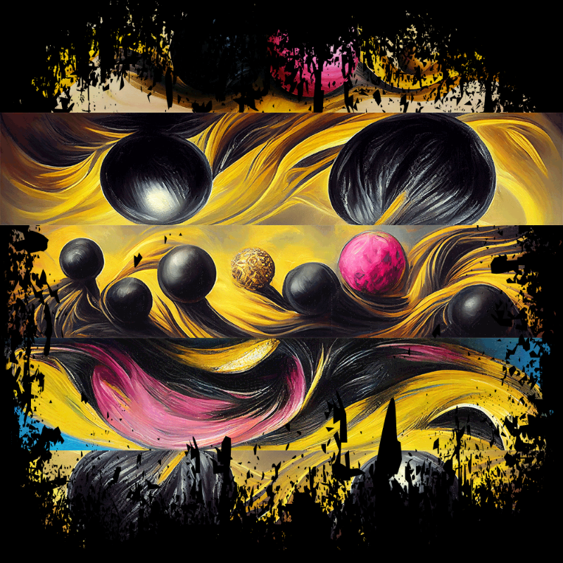 AI Abstract Balls #17 static token preview