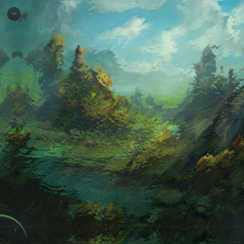 Fluid Landscapes #19 static token preview