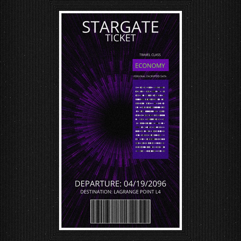 Stargate Ticket #15 static token preview