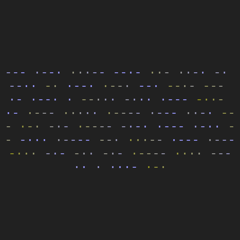 Hash > Morse #6 static token preview