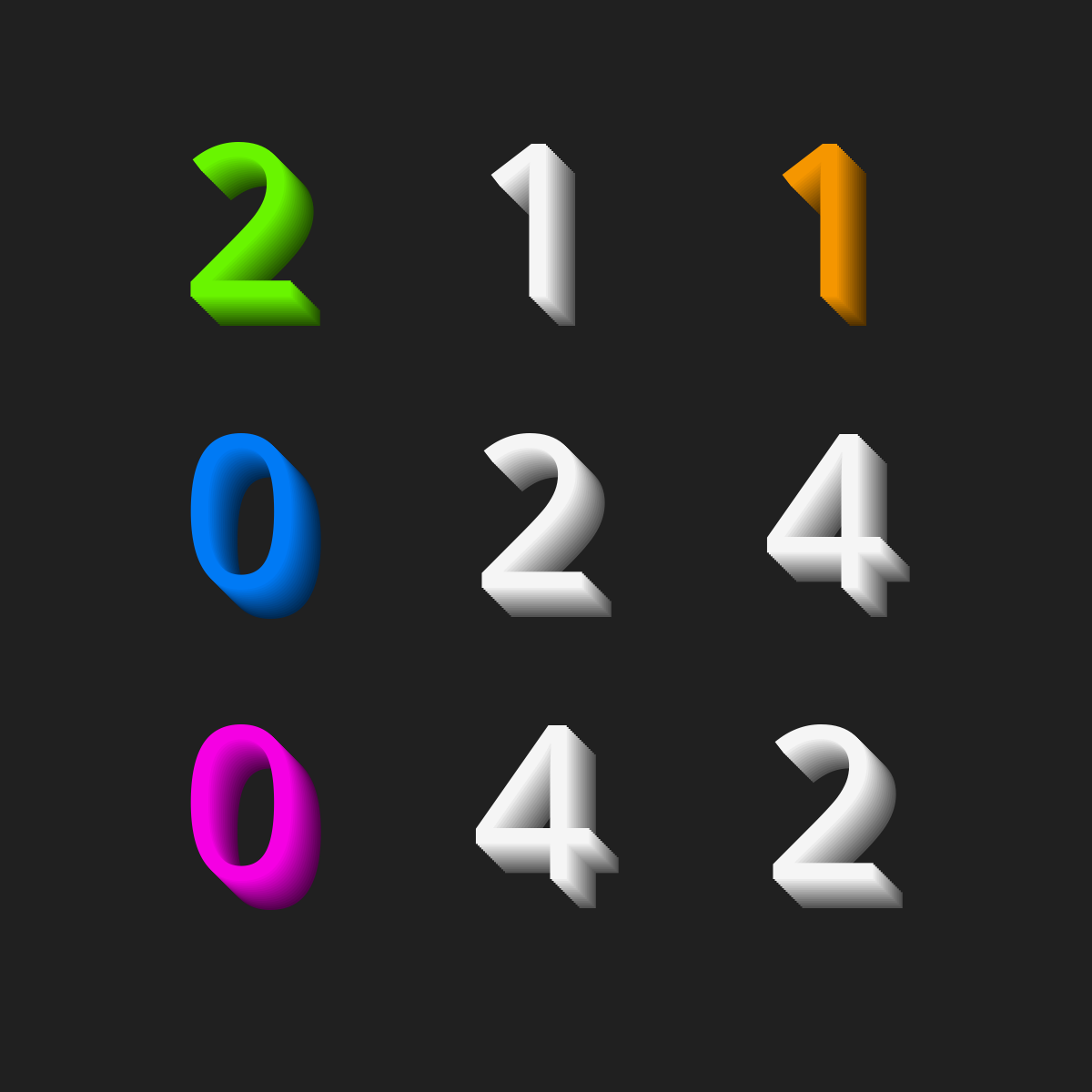 A Clock for decades #15 static token preview