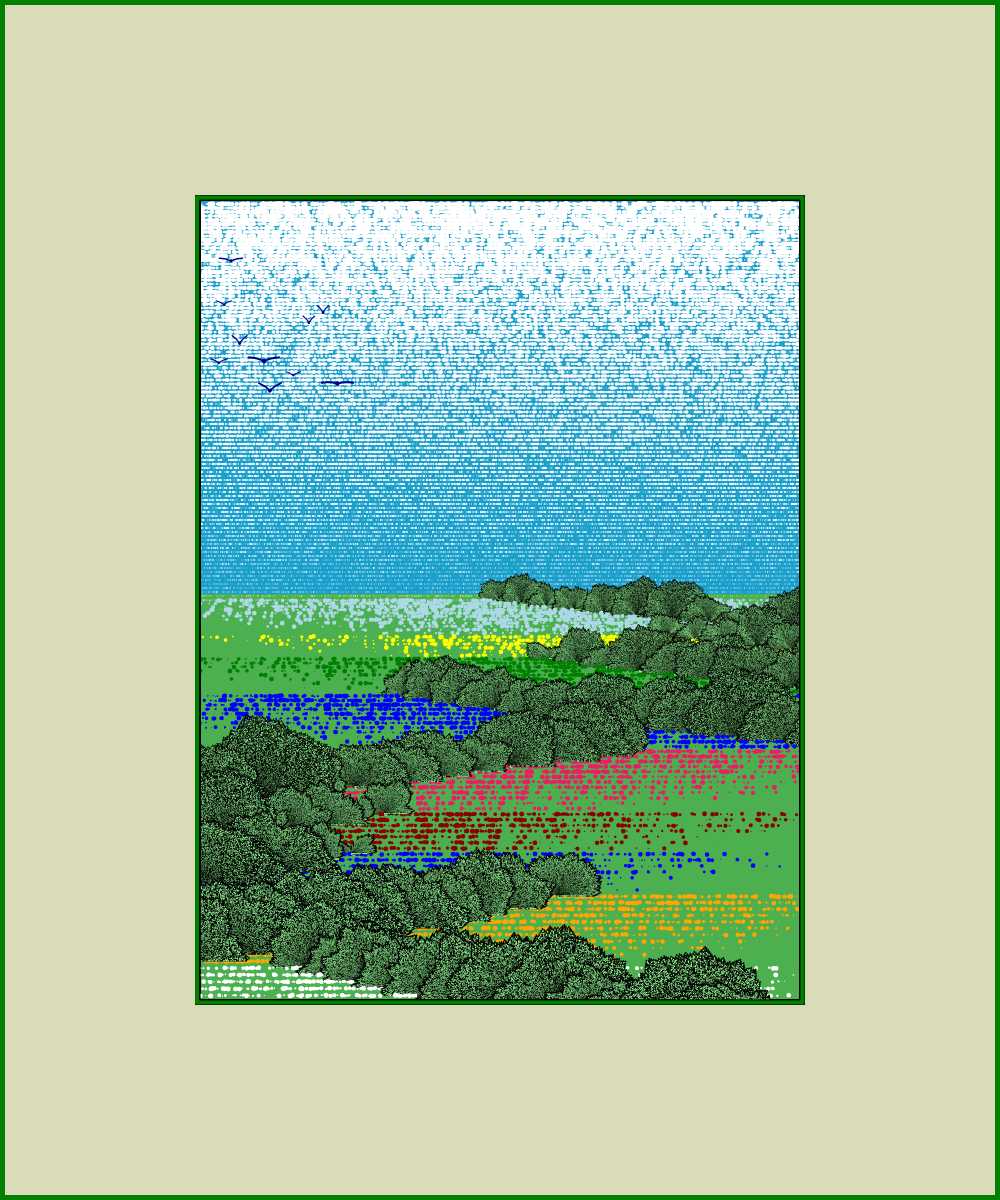Fields of flowers #22 static token preview