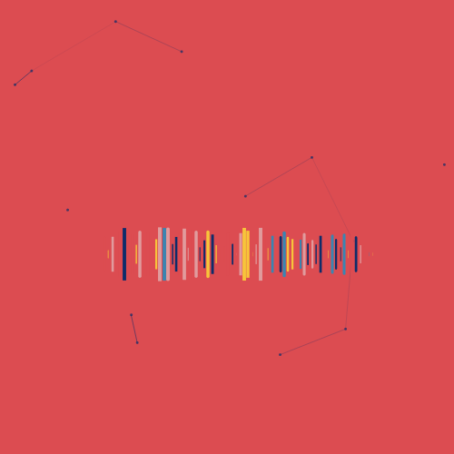 Constellation of particles in Space Sound #11 static token preview