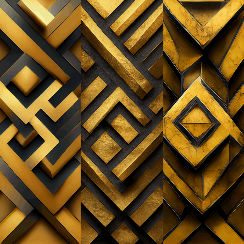 AI Gold #5 static token preview