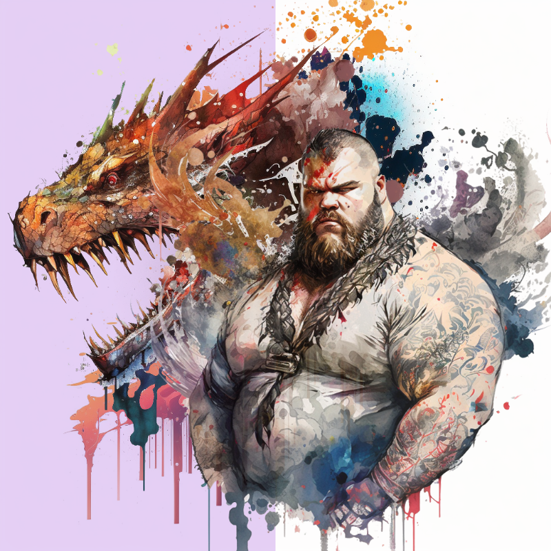 Dragon Bloke #20 static token preview