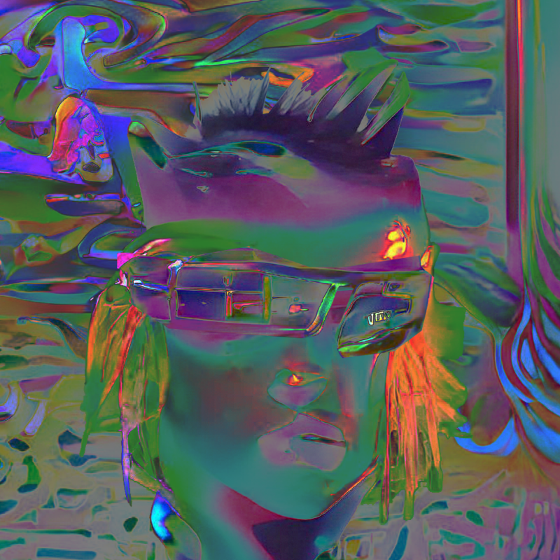 Female hack squad NEURAL ED #5 static token preview